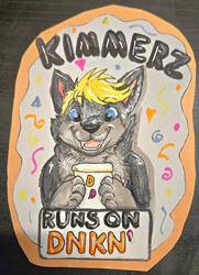 Donut Themed Badge for Kimmerz