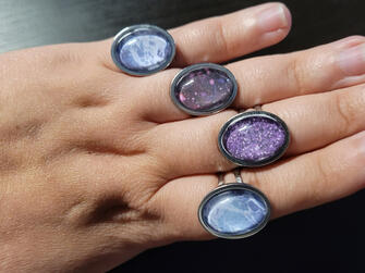 Adjustable silver rings Adjustable silver rings