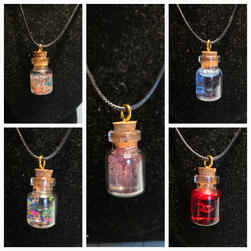 Potion bottle neckalces